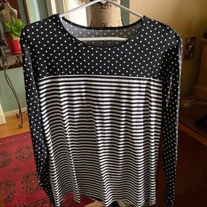 Lands’ End Swim Shirt Size L